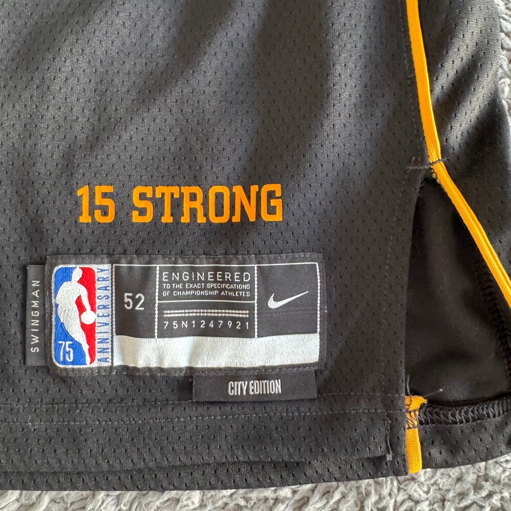 Nike NBA Miami Heat Kyle Lowry City Edition 15 Strong Black NBA Jersey 52 XL - Picture 5 of 11